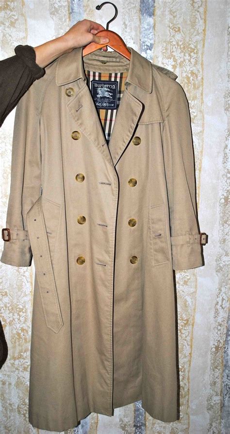 classic burberry wool trench coat|vintage burberry trench coat.